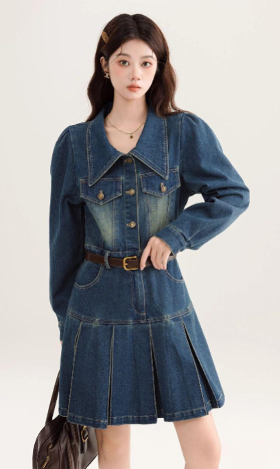 Vintage Denim Dress
